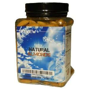 Premium Almonds   Whole, Natural   11oz Easy Grip Jar  