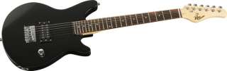 Rogue Rocketeer RR50 7/8 Scale Electric Guitar Black  
