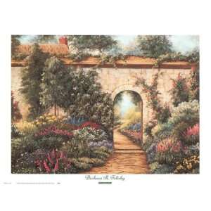  Barbara Felisky The Garden Gate 26x25 Poster Print