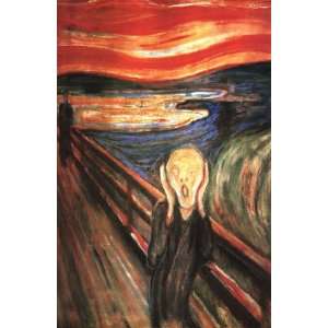  Scream by Edvard Munch 24x36