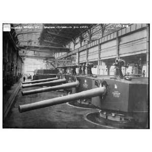   Vickers Works by Barrow    Assembled big guns