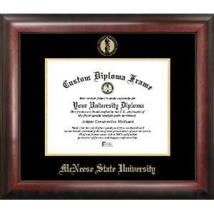   McNeese State Cowboys Gold Embossed Diploma Frame