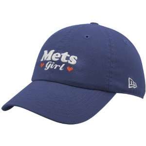   Mets Royal Blue Ladies MLB Girl II Adjustable Hat