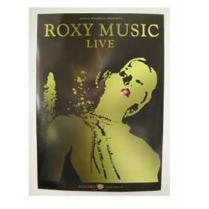 Roxy Music Poster Live Cherry Lips