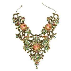 Impressive Michal Negrin Lace Based Collar Necklace Accented with 