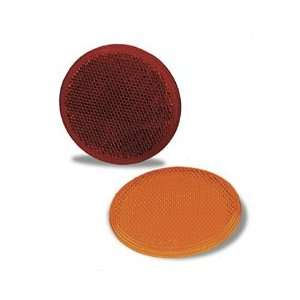  Grote 40052 3 Stick On Red Round Reflector Automotive
