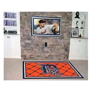  Detroit Tigers MLB Merchandise   Area Rug 4 X 6