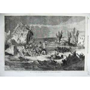  Inundation Lyons Devastating Scenes Gustave Dore 1856 