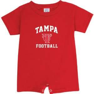    Tampa Spartans Red Football Arch Baby Romper