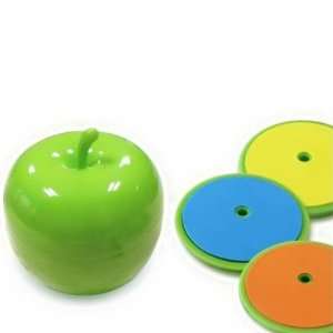  Apple Shaped Coasters