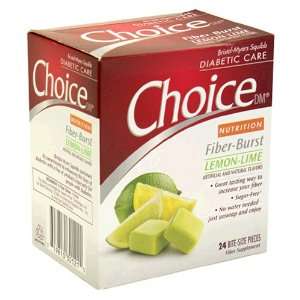  ChoiceDM Nutrition Fiber Burst, Lemon Lime 24 bite size 