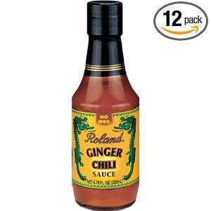Roland Ginger Chili Sauce, 6.7 Ounce Glass Bottle (Pack of 12)  