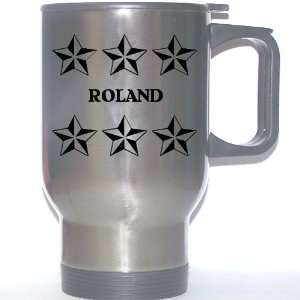  Personal Name Gift   ROLAND Stainless Steel Mug (black 