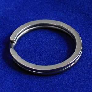   brushed split keychain ring great gift for man inner diameter 20 55mm