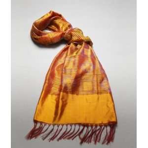  MyMela Rohini Handwoven Silk Scarf 