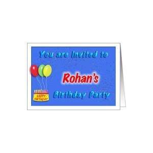  Rohans Birthday, Invitation to the Party Card Toys 