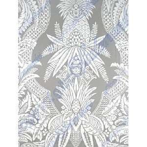   East India Linen   Grigio e Bianco Fabric Arts, Crafts & Sewing