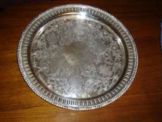 Vintage Rideau silverplate tray  
