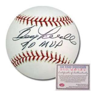 Autographed Boog Powell Baseball with 70 MVP Inscription  