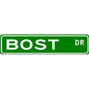  BOST Street Sign ~ Family Lastname Sign ~ Gameroom 