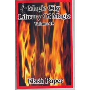   Library of Magic Volume Booklet #19 Flash Paper 