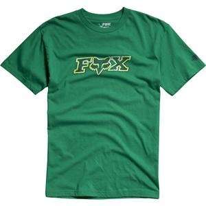  Fox Racing Digitized T Shirt   Medium/Green Automotive