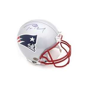  Autographed Tom Brady Mini Helmet   (