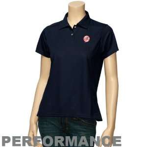 Antigua New York Yankees Ladies Navy Blue Excellence Performance Polo