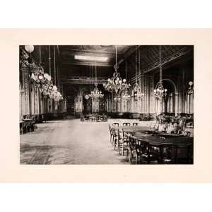  1904 Photogravure Monte Carlo Casino Gambling Room Tables 