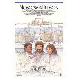 Robin Williams 1984 Moscow On The Hudson Folded Original Movie Poster 