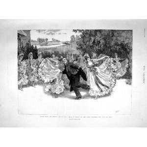 1892 Vicar Bray Savoy Theatre Pas De Cinq Dancing Paget  