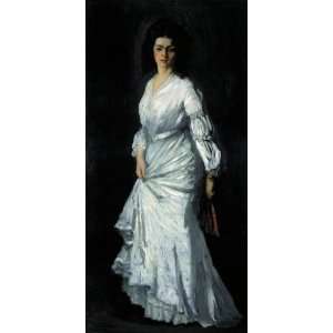 FRAMED oil paintings   Robert Henri   24 x 50 inches   Woman in White 