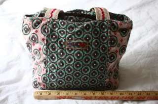 Chester floral small diaper bag pink green flowers  