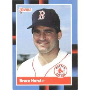  1988 Donruss # 252 Bruce Hurst Boston Red Sox Baseball 