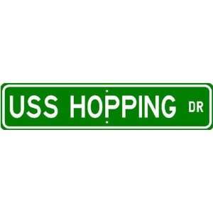 USS HOPPING APD 51 Street Sign   Navy