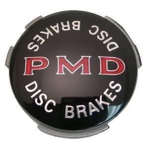    PONTIAC PMD WHEEL COVER EMBLEM, DISC BRAKES, BLACK Automotive