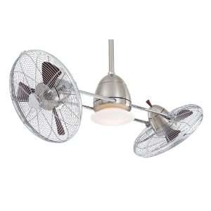   Performance Twin Turbo 42 Ceiling Fan with Light Kit F602 BN CH Home