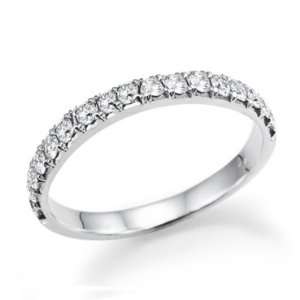   Wedding Band 14k White Gold   Free Resize Natural Diamond Jewelry