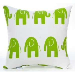  Ellie & Stretch Green Elephant Pillow Baby