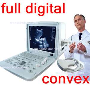 New Full Digital Portable Ultrasound Scanner Machine with Convex Probe 