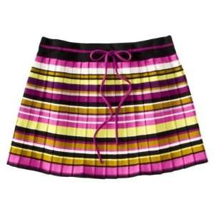  Missoni Pleated Knit Skirt   Purple Multicolor Stripes 