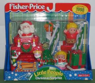 Fisher Price Little People CHRISTMAS SURPRISE SET   Retired 1998 NIP 