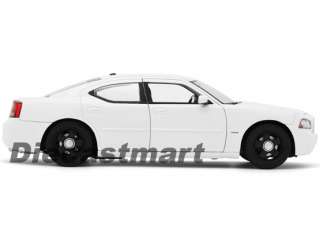   CHARGER DAYTONA R/T POLICE NEW DIECAST MODEL CAR WHITE / UNMARK  