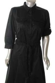 Lauren Ralph Lauren NEW Paradise Island Plus Size Casual Dress Black 