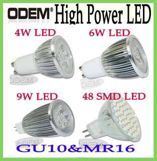 GU10/MR16 3W/4W/6W/9W SMD LED Warm Cool White Light Bulb Lamp Saving 