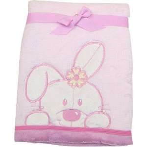 Luxury Super Soft Pink Babies Fleece Blanket / Shawl Polyester Pram 