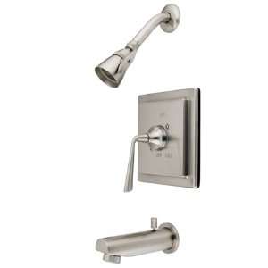   Nickel Single Handle Tub and Shower Trim with Rough In, Single Functi