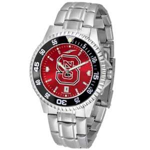  NCSU NC State Wolfpack Mens Stainless Steel Dress Watch 