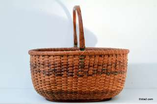 Antique Nantucket oval basket  
