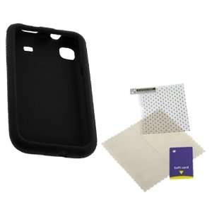  GTMax Black Silicone Skin Soft Cover Case + Universal LCD 